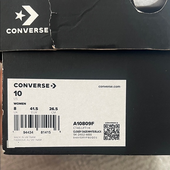 Women's Converse CTAS Hi Lift Platform Sneakers - Picture 8 of 8